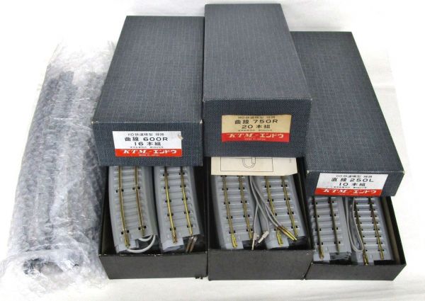 模型・プラモデル HOゲージ エンドウ パワーパック 道床付きレール セット