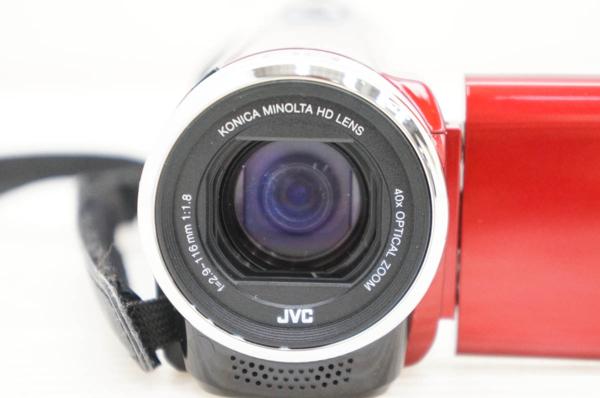 【ほぼ新品】Victor エブリオ ビデオカメラ GZ-HM133R JVC・Victor◇ビデオカメラ/GZ-HM133-R JVC ビデオカメラ エブリオ GZ