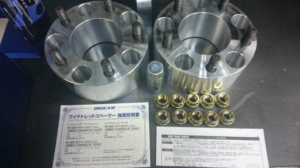 安心DIGICAM60mmワイトレ114.5　5H P1.25旧車シルビアハコスカに