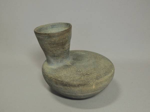 貝】須恵器平瓶（奈良時代） 古墳時代 奈良時代 須恵器 提瓶 【公式通販】