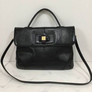 ☆HAMANO/ハマノ　オールレザー２WAYハンドバッグ　美品