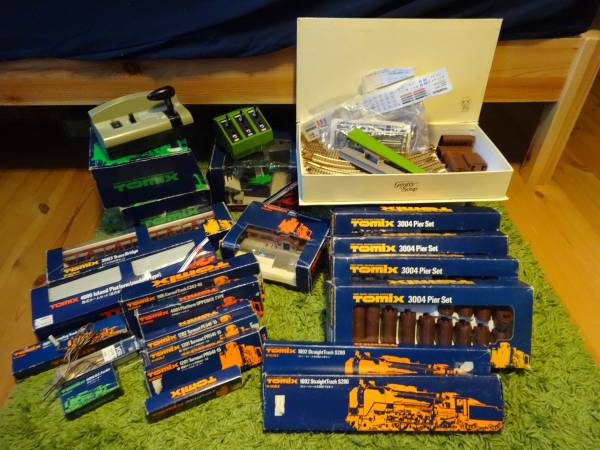 Nゲージ TOMIX ジャンクまとめ売り　レール，パワーユニット他