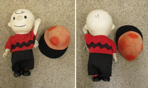 ビンテージ スヌーピー チャーリーブラウン ソフビ フィギュア