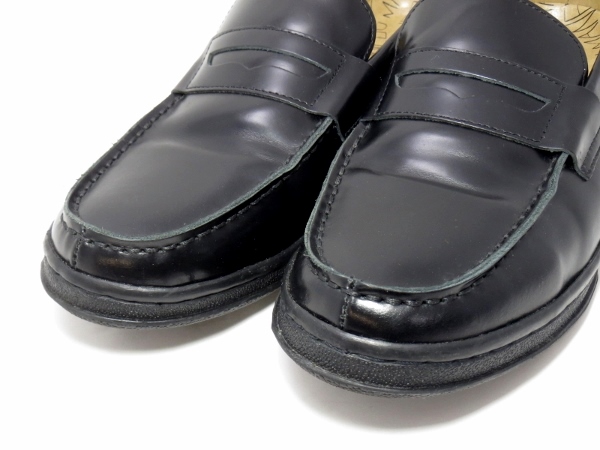 美品 MANEBU マネブ BCN ペニーローファー 黒 42(26.5cm) MANEBU
