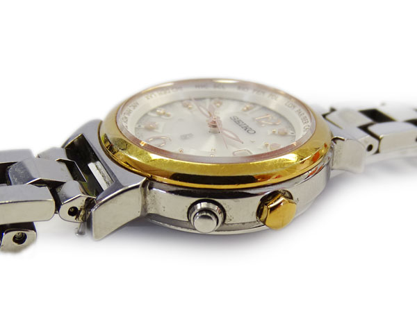 セイコー 時計 ルキア 1B25-0AA0 レディース ソーラー 1円～