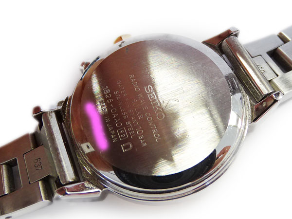 セイコー 時計 ルキア 1B25-0AA0 レディース ソーラー 1円～