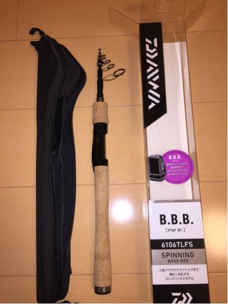 【未使用】 Daiwa B.B.B. 6106TLFS ダイワ トリプルビー B.B.B ダイワ トリプルビー 6106TLFS パックロッド使用10分美品 台南平