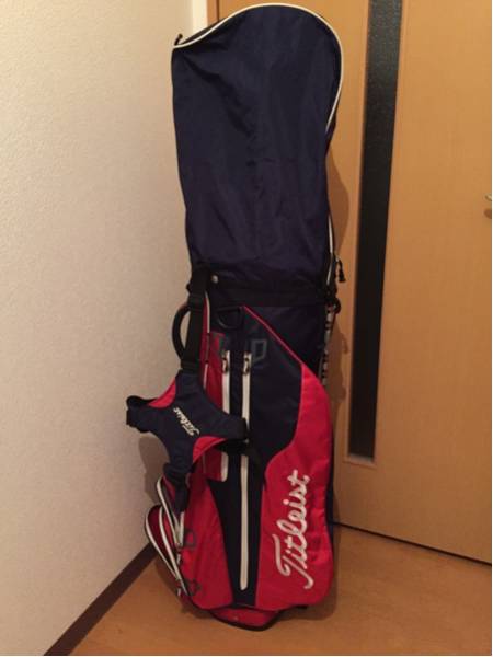 美品！タイトリスト スタンドバッグ ナイロン素材 口径9インチ