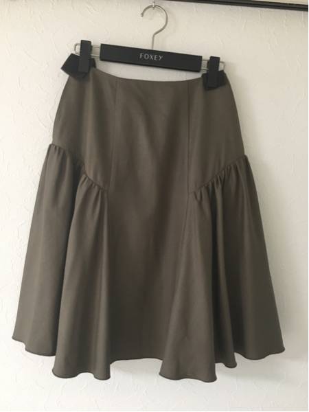 フォクシー 2016年 今期スカート リネンフェイス 38