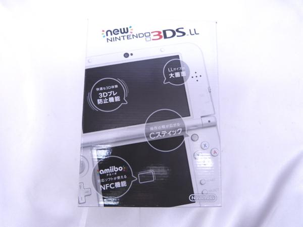 新品即納 任天堂 new 3DS LL 本体 パールホワイト 保証付き (t