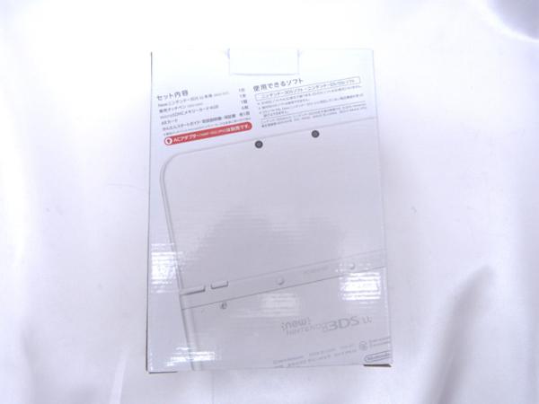 新品即納 任天堂 new 3DS LL 本体 パールホワイト 保証付き (t