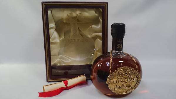 WHYTE&MACKAY ホワイトマッカイ 21年 750ml 箱付 古酒 k1円スタート