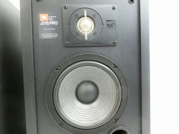 JBL J216PRO スピーカー 2way ペア ブックシェルフ O2094391 JBL J216