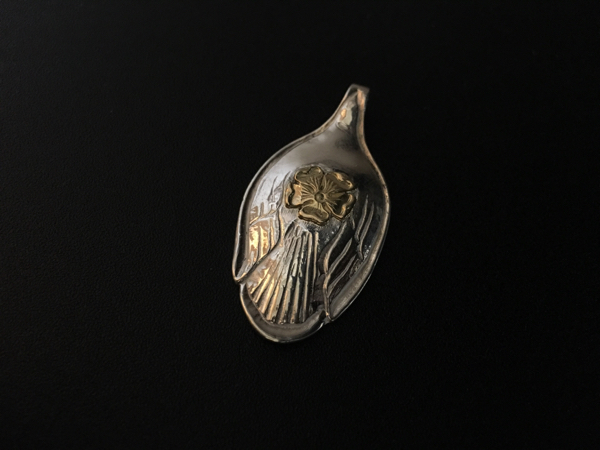 goro's ゴローズ 金ローズ付きスプーン オールド 18k goro's(ゴローズ