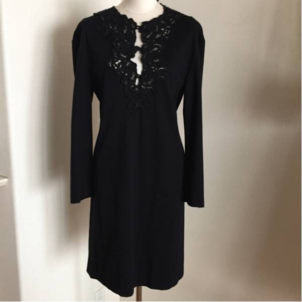 イタリア製*ERMANNO SCERVINO*7万7700円 煌めきブラックラメ繊細 イタリア製*ERMANNO SCERVINO*7万7700円 煌めきブラックラメ繊細