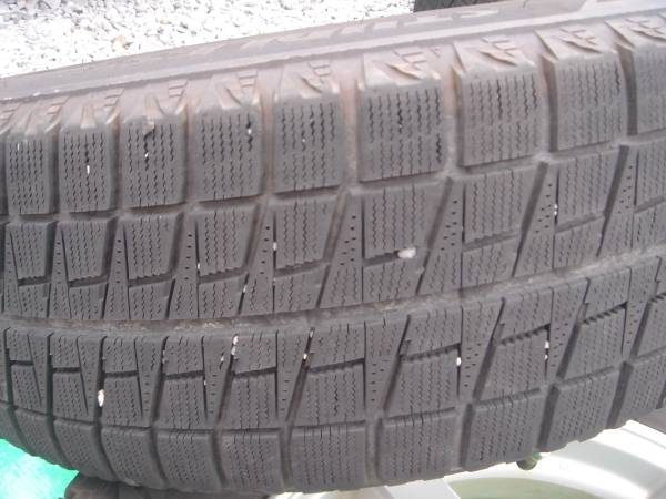 アルミ付きスタッドレスタイヤ215/60R16溝6mm中古4本セット