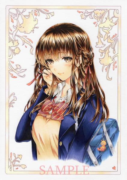 手描きイラスト▽創作▽セイフク（A）(手描きイラスト)｜売買された