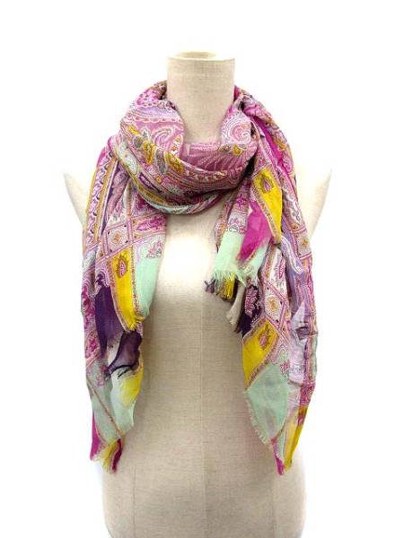 エトロ ETRO シルク ストール ショール スカーフ ペイズリー ETRO
