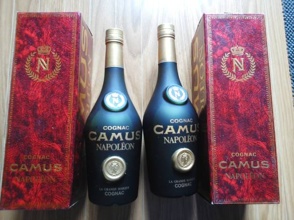 古酒 カミュ ナポレオン コニャック 未開栓 2本 COGNACCAMUSNAPOLEON