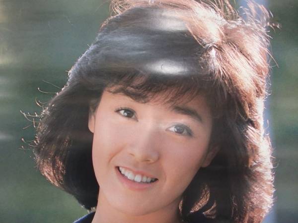 非売品 柏原芳恵 よしえ 春なのに 制服 1983年 特典ポスター A1(か行