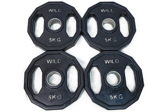 （ぢゅ）WFG 5KG ダンベルプレート 4枚セット 筋トレ ワイルドフィット ダンベル WFG ワイルドフィット 5kg 4