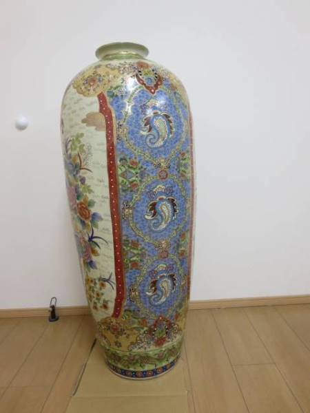 中国美術 花瓶 特大花瓶「四神相応吉祥山水」[中国⁄高級 景徳鎮 Chineseアンティーク