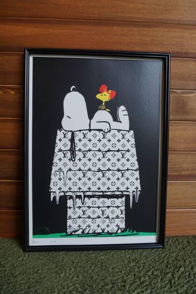 ☆世界100部☆スヌーピー×vuitton ルイヴィトン Kaws COA付