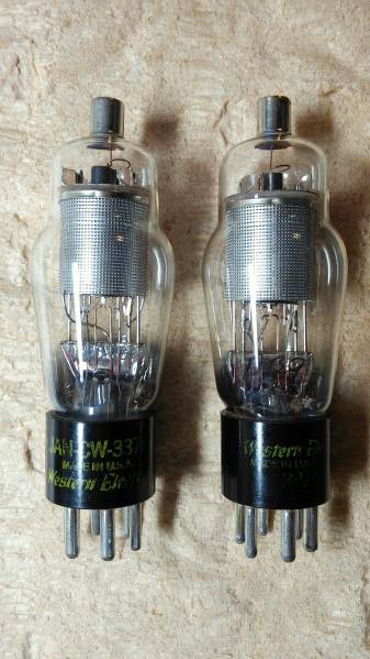 Western Electric 337A 2本 家電、AV、カメラ 真空管 【公式通販】