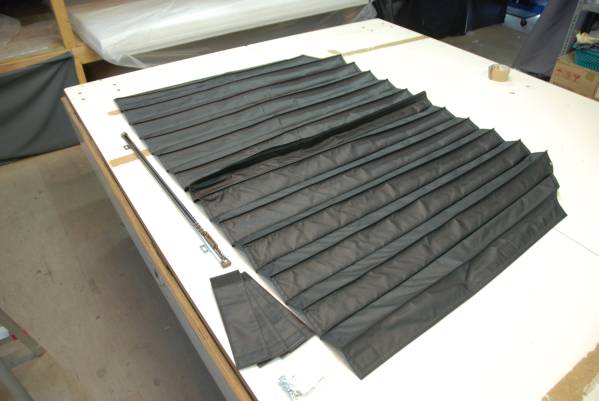 エブリィ１７ワゴンVハイルーフ用間仕切りカーテン！B品_3