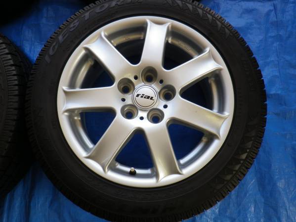 ☆バリ山、BMW他、205/55R16、rial、16×7J×5穴×120 
