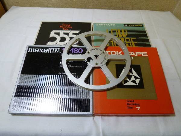 ７号オープンテープ+7号メタル空リール　　ジャンク品