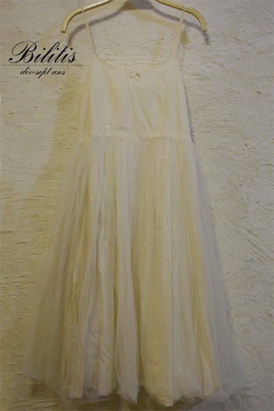 ★ビリティス/Bilitis/チュール/ワンピース/ホワイト/未使用品★
