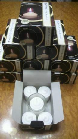 ★新品★明王ローソク★コップローソク★1箱5個入★10箱セット