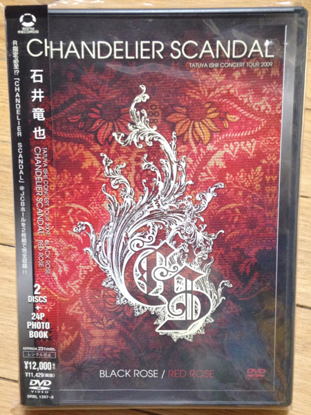 【未開封】石井竜也 CHANDELIER SCANDAL CONCERT DVD 0 CONCERT CHANDELIER TOUR SCANDAL 石井竜也 | BLACK ROSE TATUYA