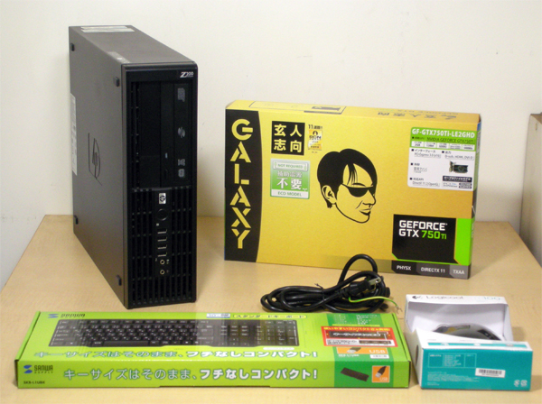 ゲーミングPC Core i5 3.6GHz/8GB/1TB/GTX 750Ti/Win7
