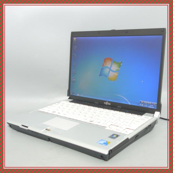 中古美品FMV富士通R8280 Core2Duo無線1GB DVDRW Win7 Office2010
