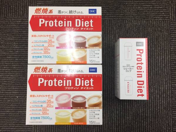 DHCプロティンダイエット 15袋入2箱(30食分) シェーカー付き