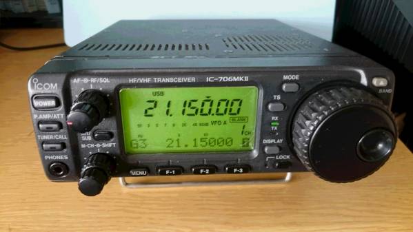 ICOM　IC-706MKⅡ　100W機 (DSP等付属品多数付き）