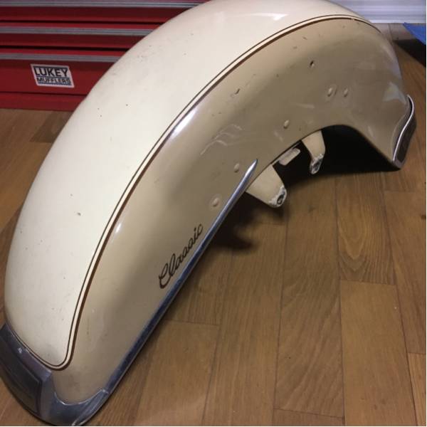 フロントフェンダー ショベル 純正 FLH ハーレー