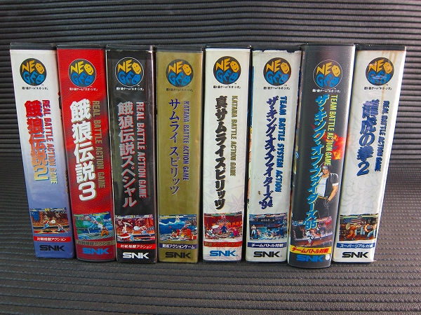 ネオジオ 本体 ネオジオ ROM ソフト 箱説付 計8本 ジャンク 重複なし