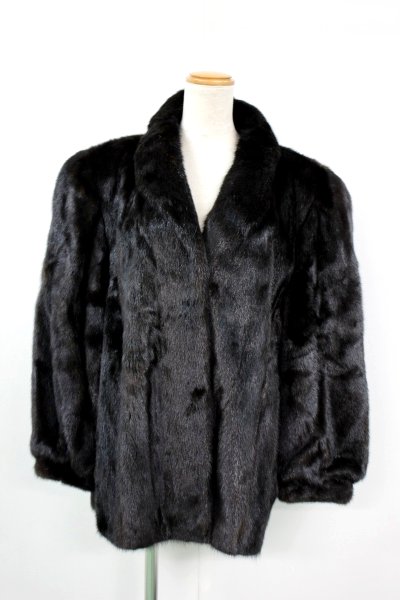 E121◆サガミンク × JINDO◆ミンク毛皮コート ファージャケット