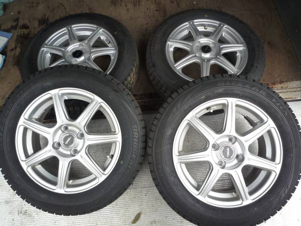 ☆382 175/65R14 スタッドレス4本 VRX アルミホイール 美品