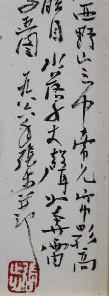 ◇◇中国画壇の重鎮◇張歩◇観瀑図◇原画◇彩墨◇◇ xvpbvx 【公式通販】