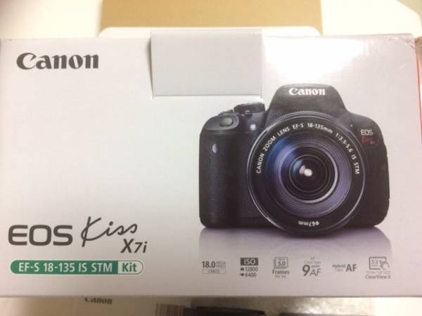 送込新品　EF-S 18-135 IS STM Kit EOS Kiss X7i レンズキット　