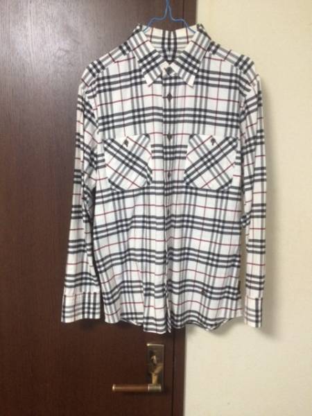 バーバリーブラックレーベル　チェックシャツ