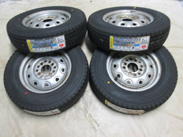 1円新品未使用15年製SV-01 145R12 6PR軽トラ軽バン サンバー他72