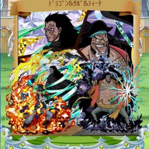 ロー、白ひげ、赤犬　SP　3枚セット グラコレGR＋白ひげエース モバゲー ワンピース グラコレ 白ひげ&赤犬