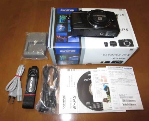 中古美品】OLYMPUS PEN E-P5ボディ ブラック デジタルカメラ カメラ
