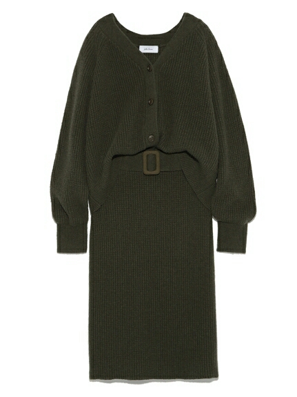 ミラオーウェン カーディガン セットアップ mila owen ニット