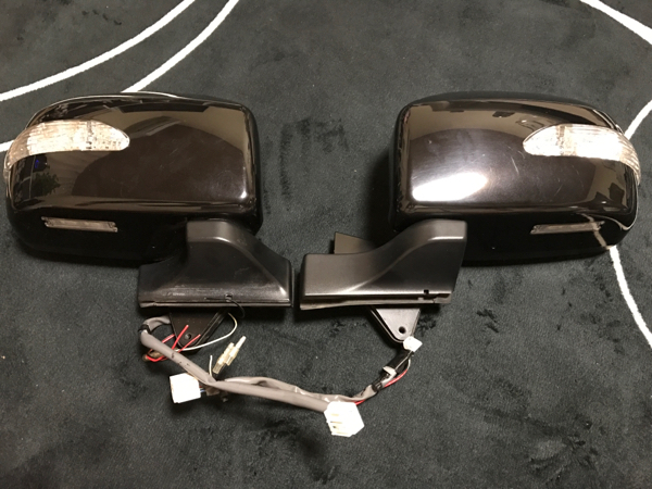 15♯ダイハツ MOVE用ウインカー&ウェルカムランプ付きドアミラー